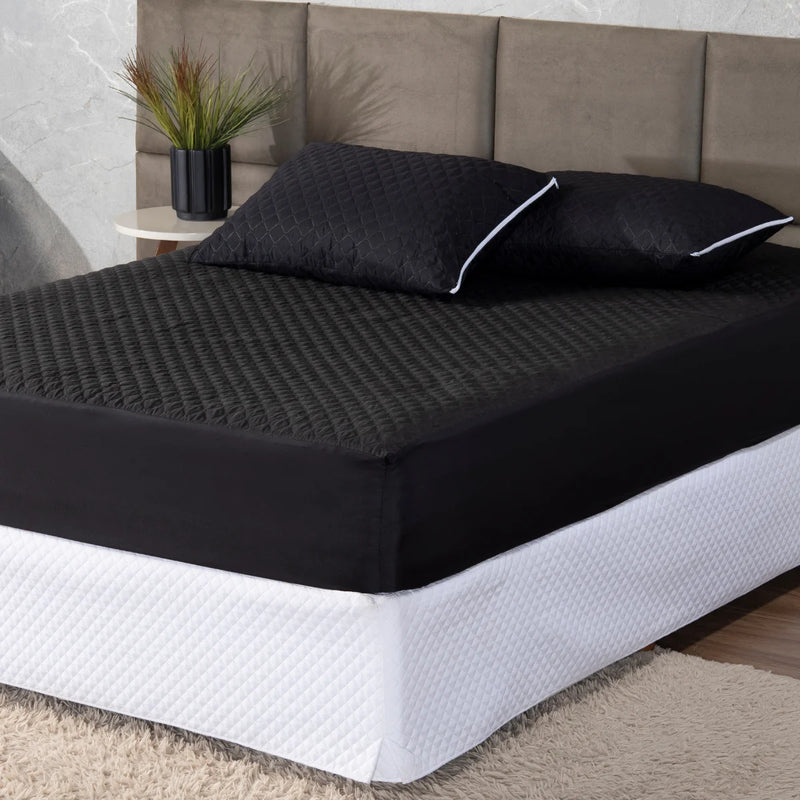 Mattress Waterproof Protector (Single-Pattern-Queen-King) -Mattress Cover-Miscellaneous Colors