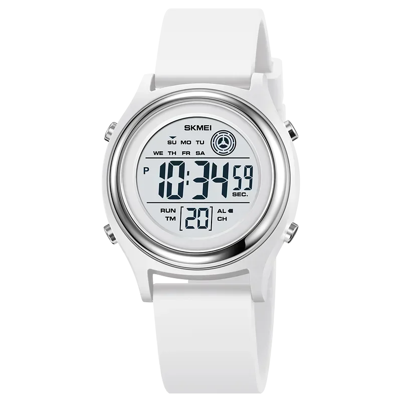 SKMEI 2094 Women Stopwatch Lady Wristwatch 50M Waterproof Shockproof reloj mujer Back Light Display Countdown Digital Watches