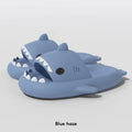 2024 Cute Summer EVA Gradient Shark Slippers Kids Candy Color Soft Indoor Sandals Women Men Fashion Outdoor Thick Sole Slides