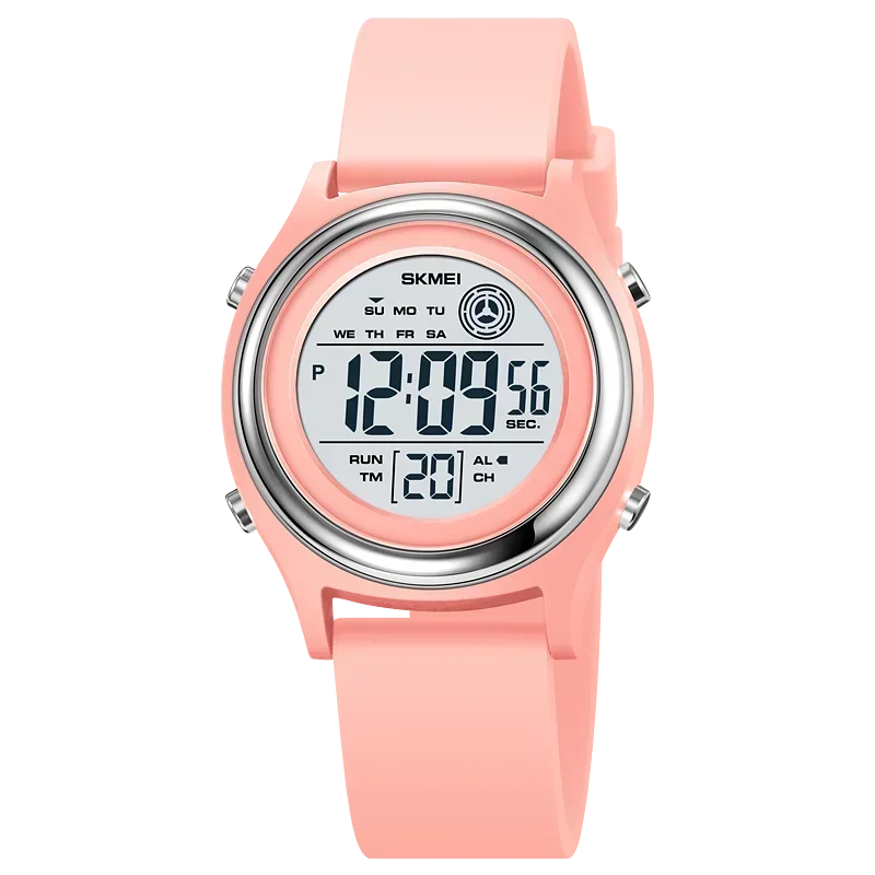 SKMEI 2094 Women Stopwatch Lady Wristwatch 50M Waterproof Shockproof reloj mujer Back Light Display Countdown Digital Watches
