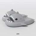 2024 Cute Summer EVA Gradient Shark Slippers Kids Candy Color Soft Indoor Sandals Women Men Fashion Outdoor Thick Sole Slides